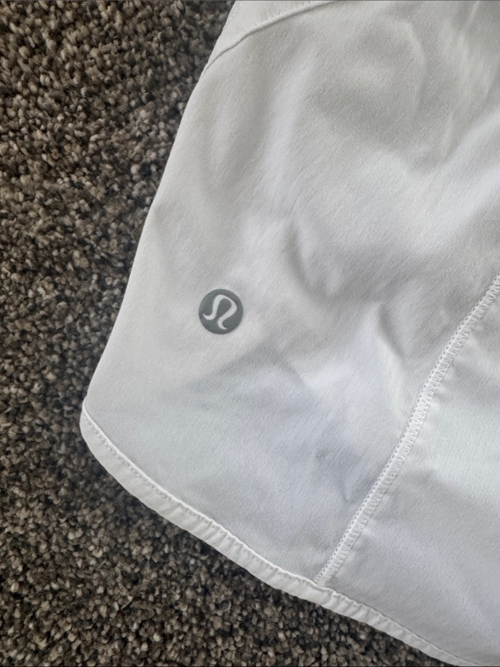 lululemon athletica White Smocked-Waist Athletic Shorts - Picture 4 of 7